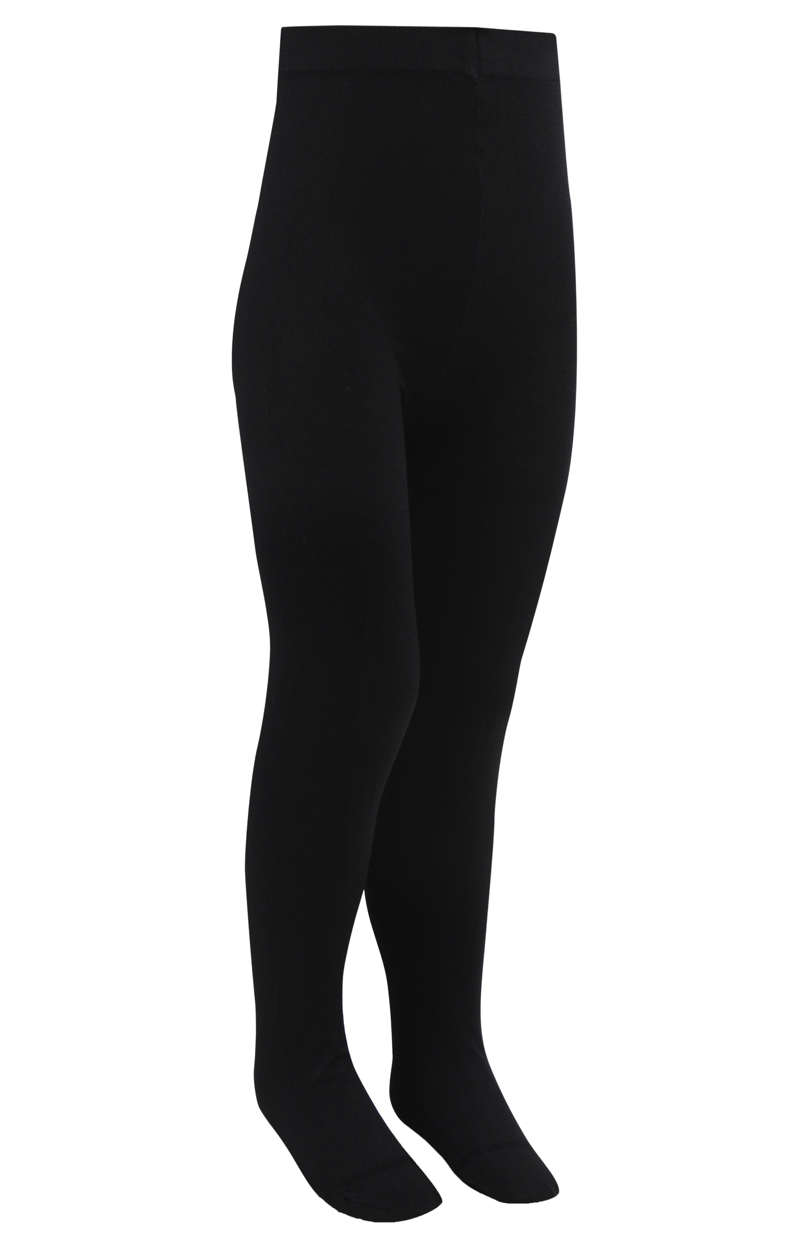 Semi-Opaque Plain Tights for Girls