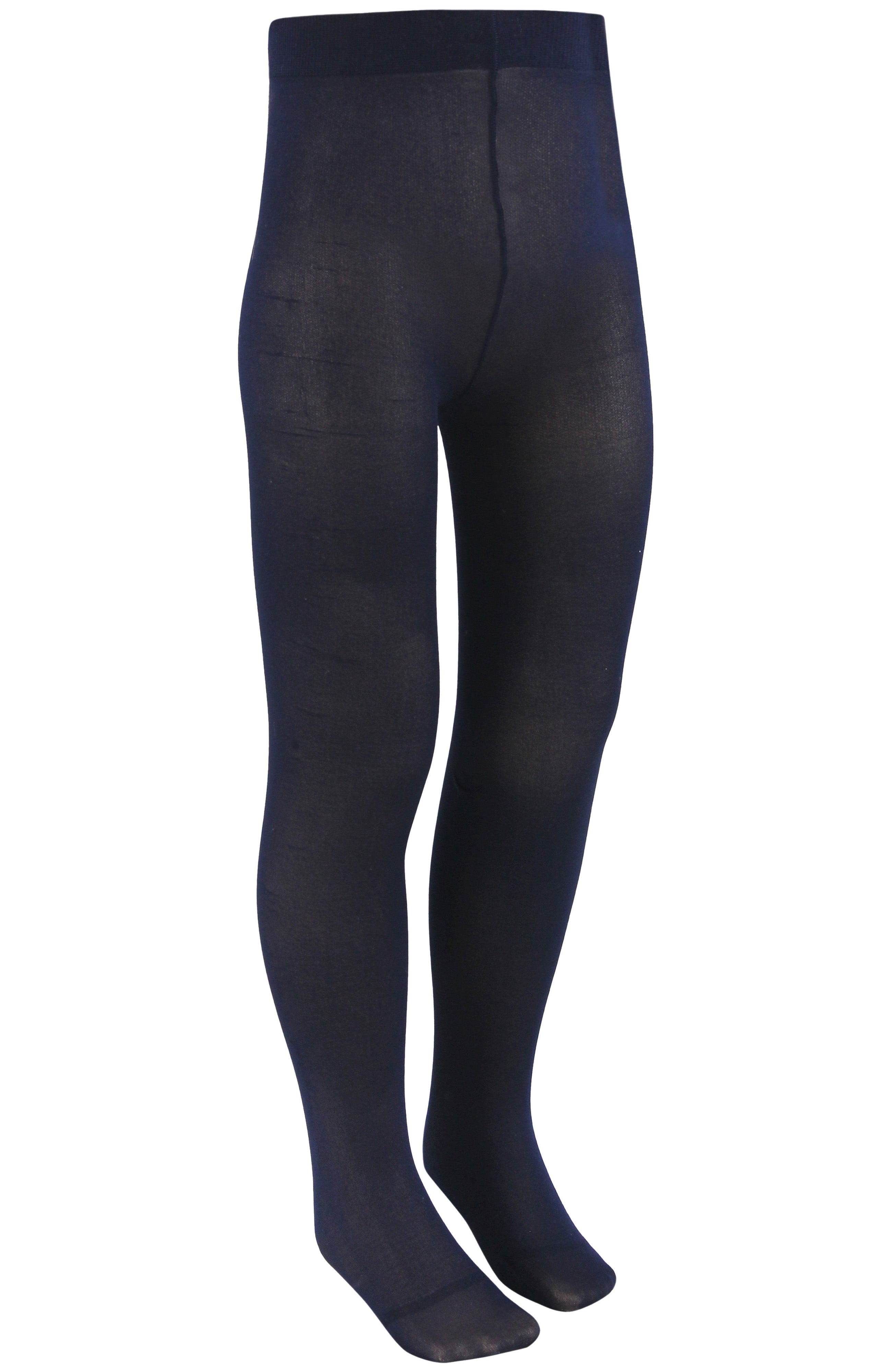 Semi-Opaque Plain Tights for Girls