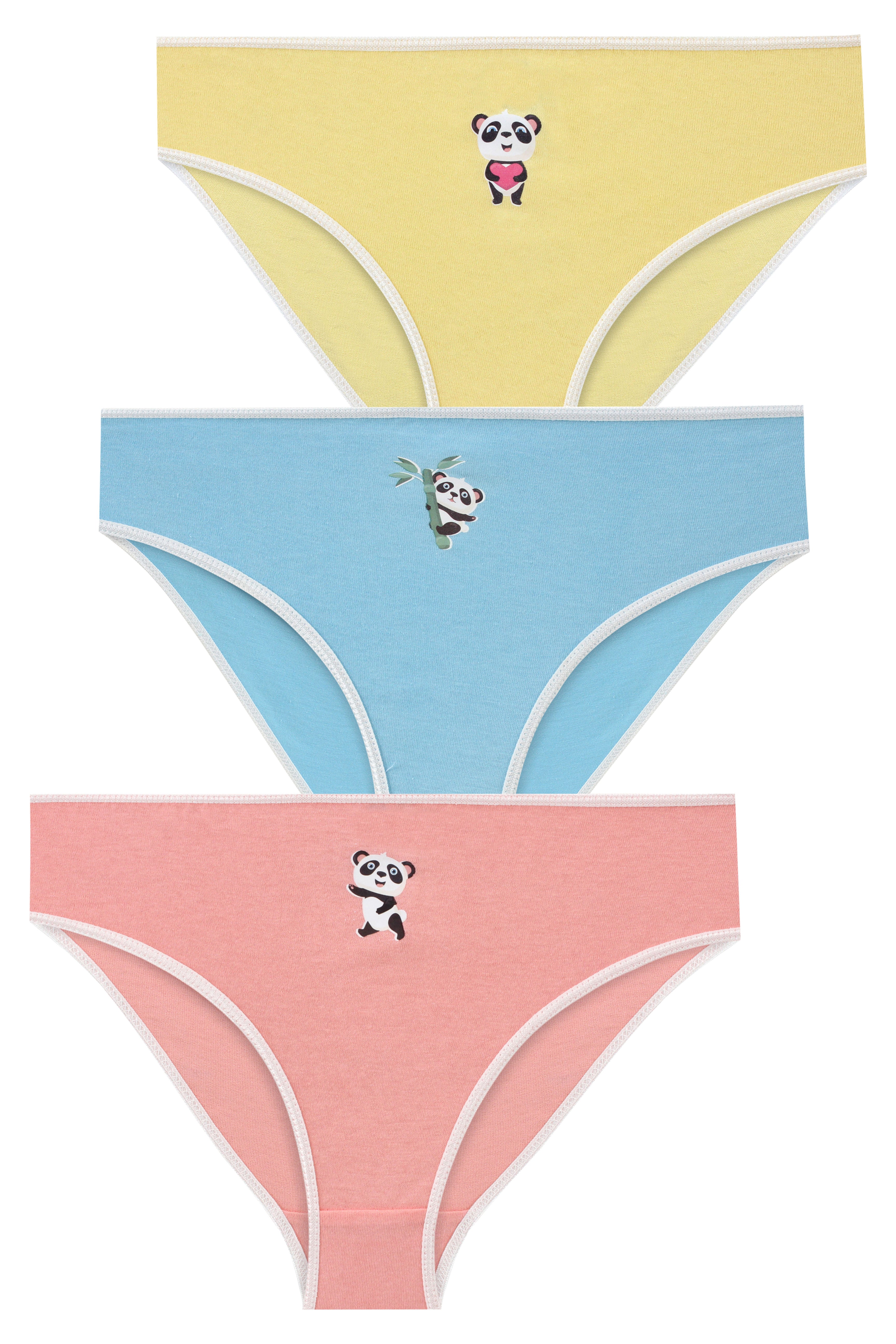 Bikini Underwear 3-Pack for Girls