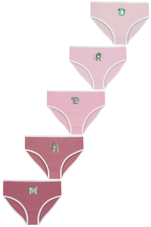 Bikini Underwear 5-Pack for Girls