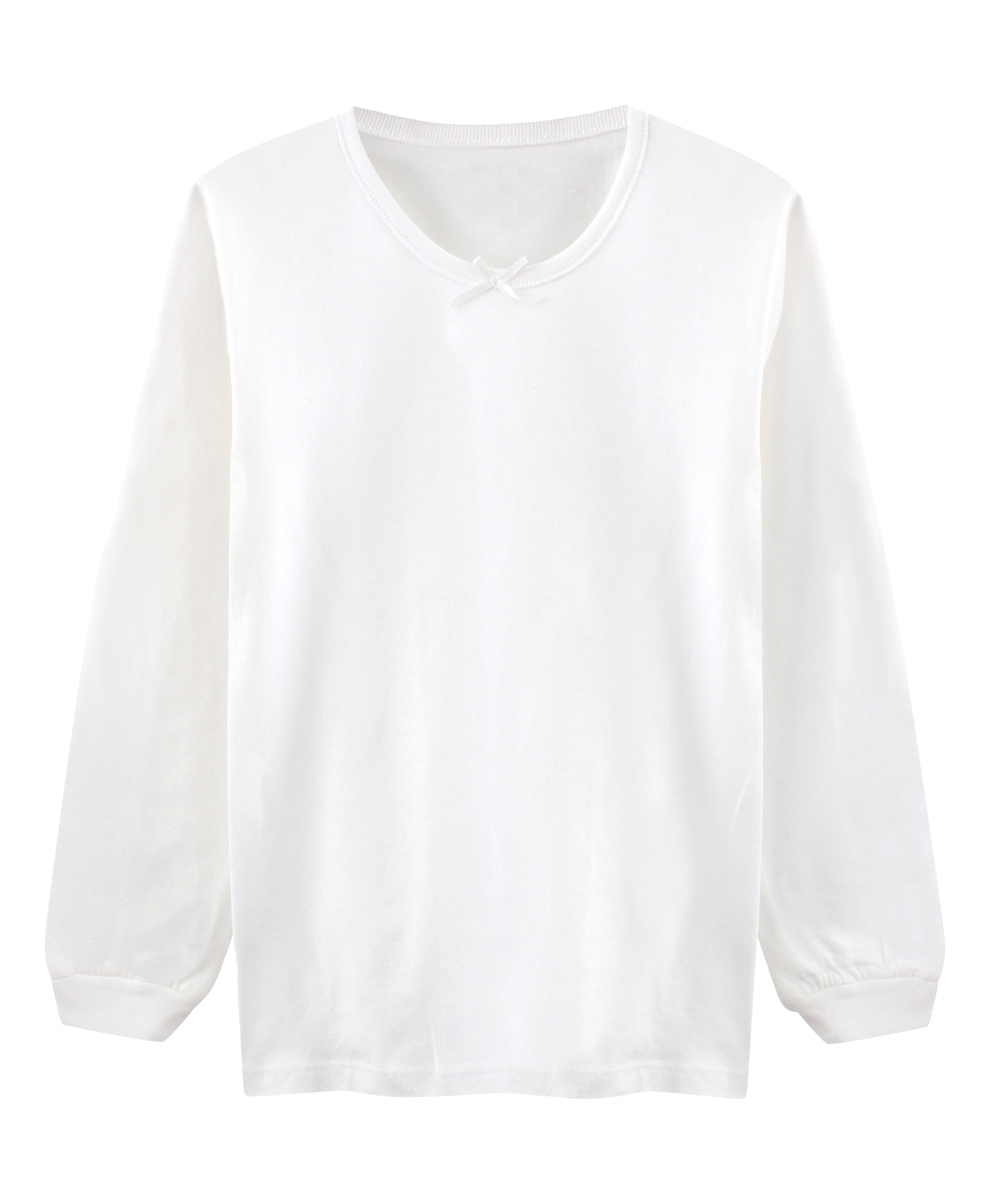 Long-Sleeve Cotton Top for Girls