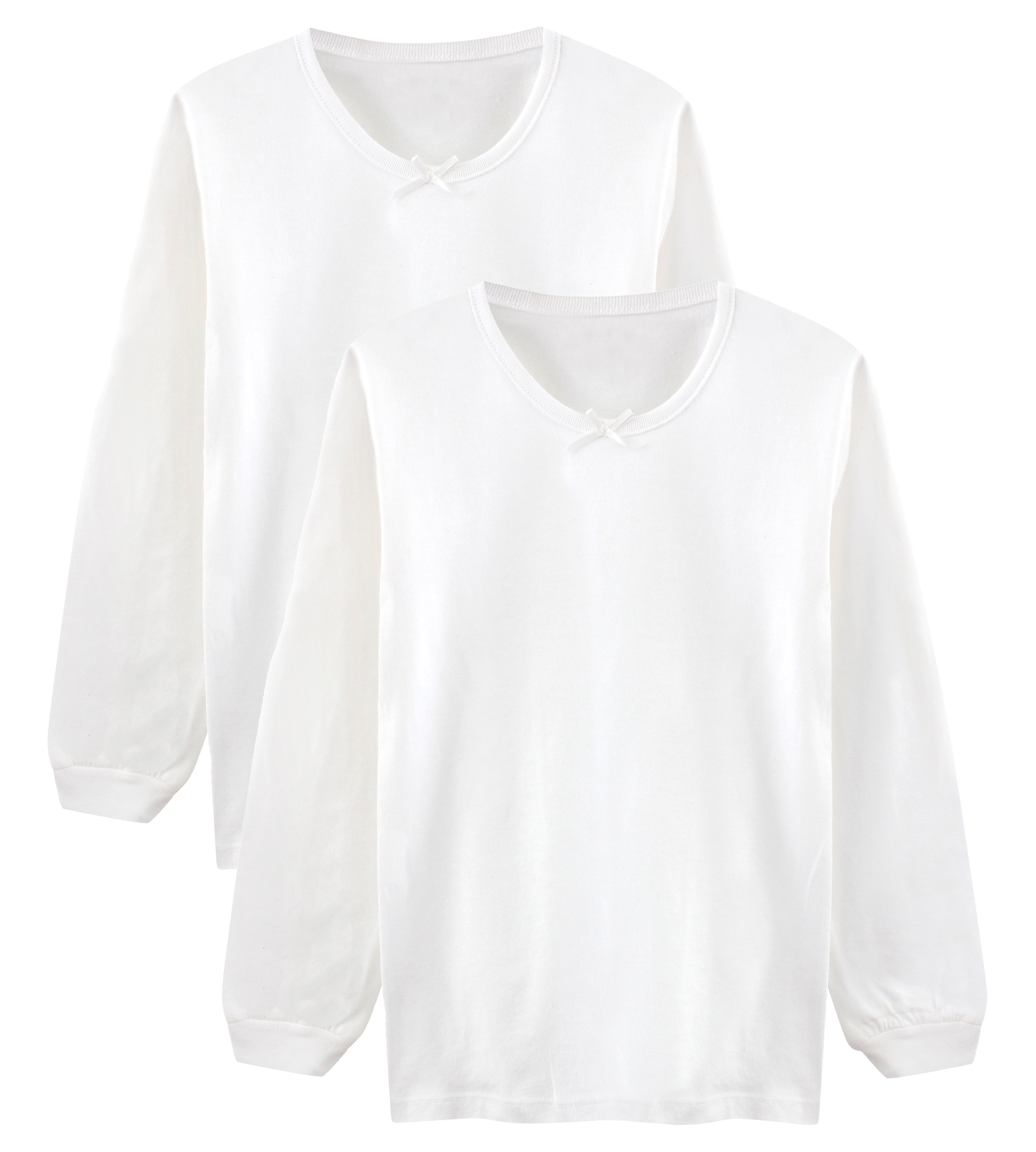 Long-Sleeve Cotton Top for Girls