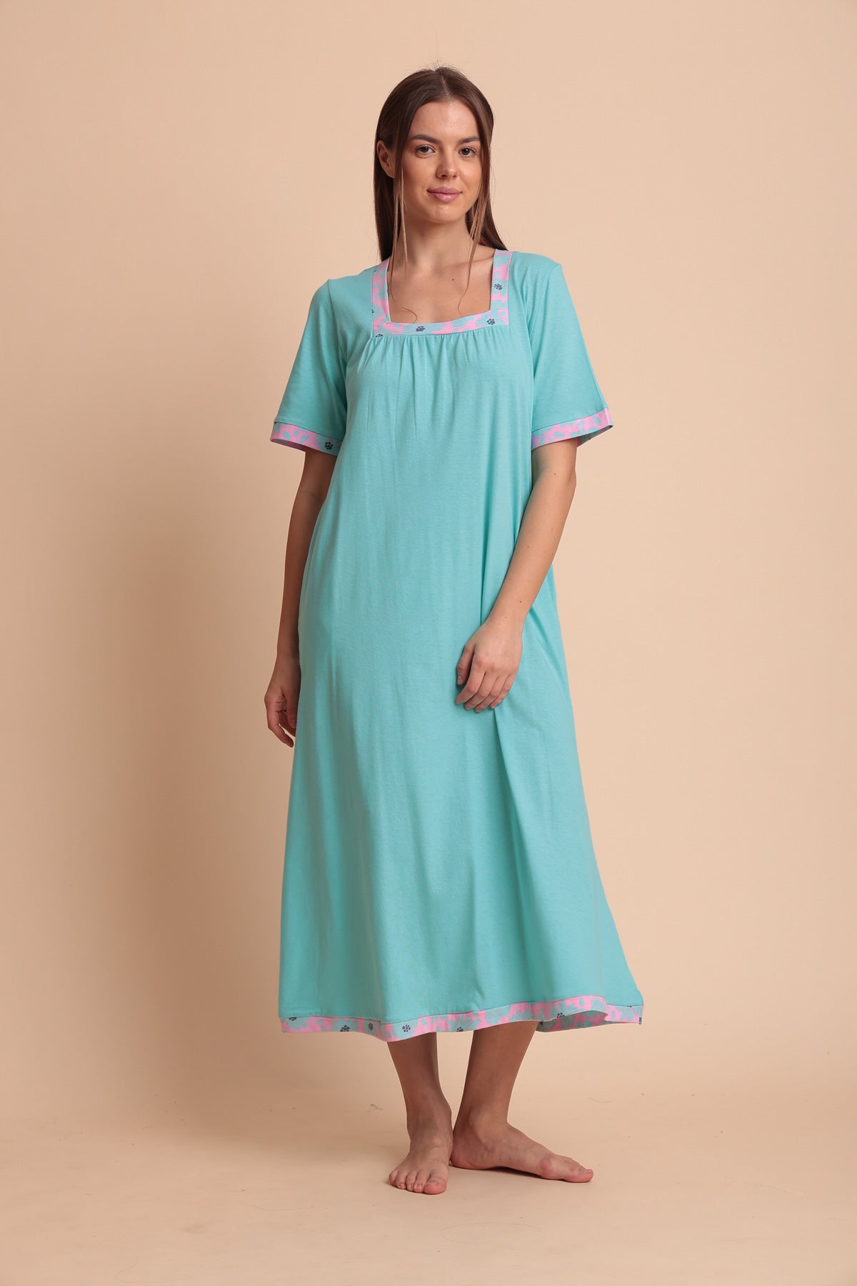 2 Tone Color Nightdress