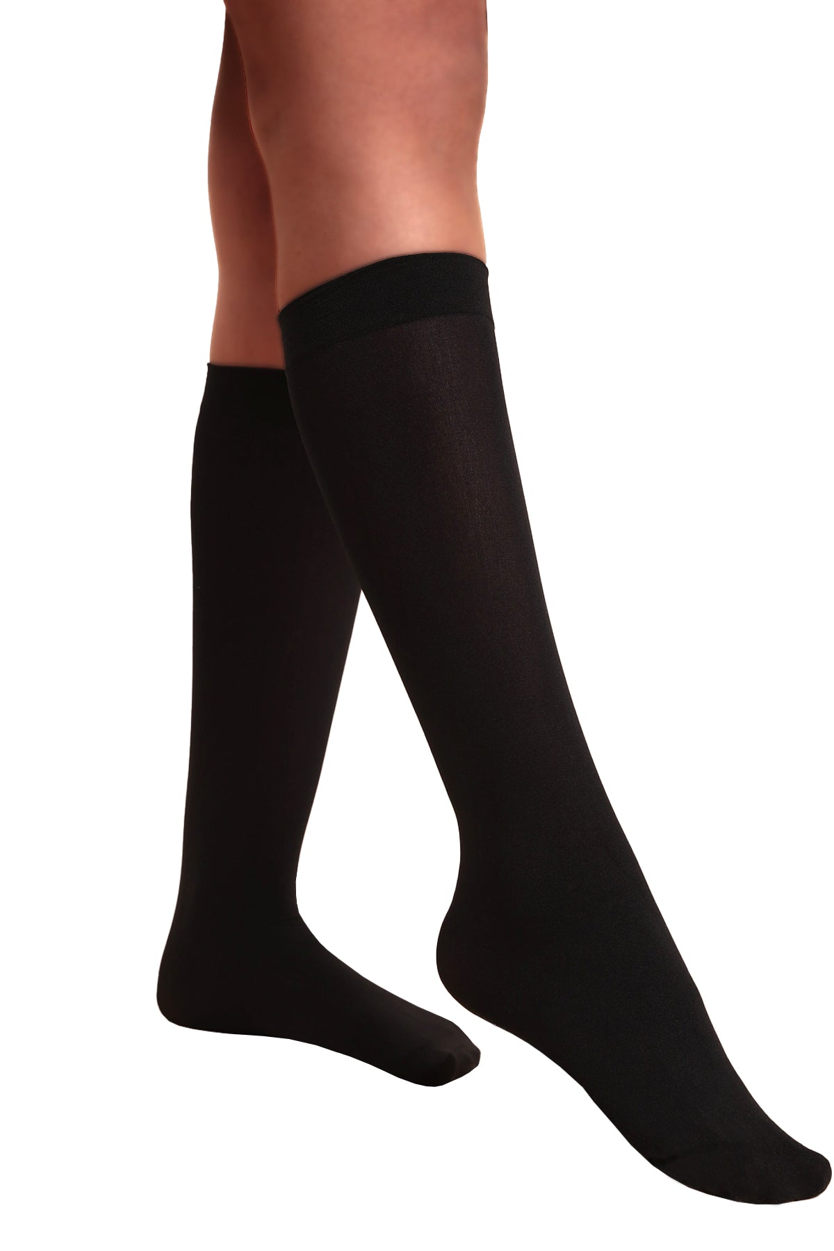 Opaque Knee-High Polyester Socks