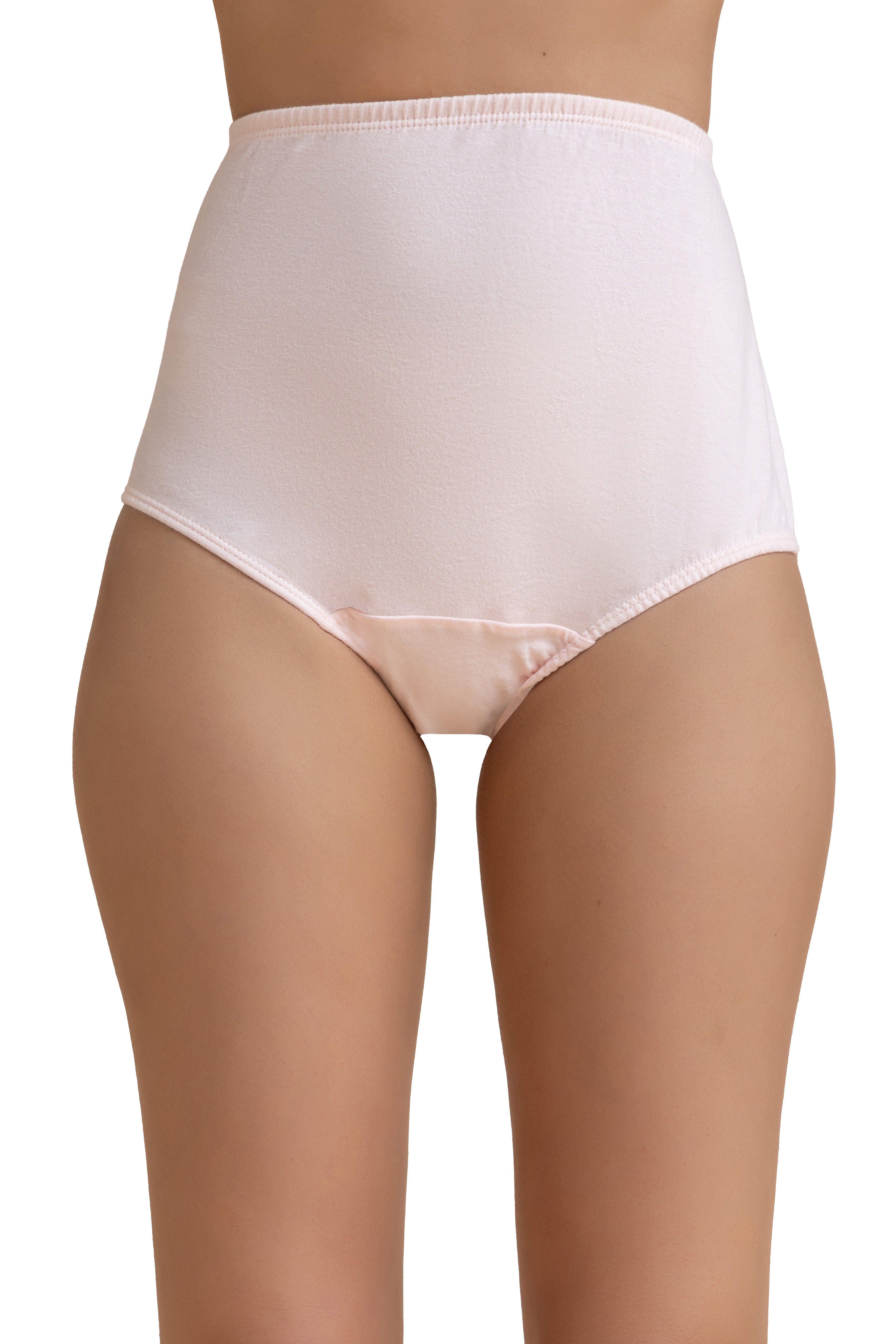 High-Waist Maxi Briefs for Women (Soft Colors)