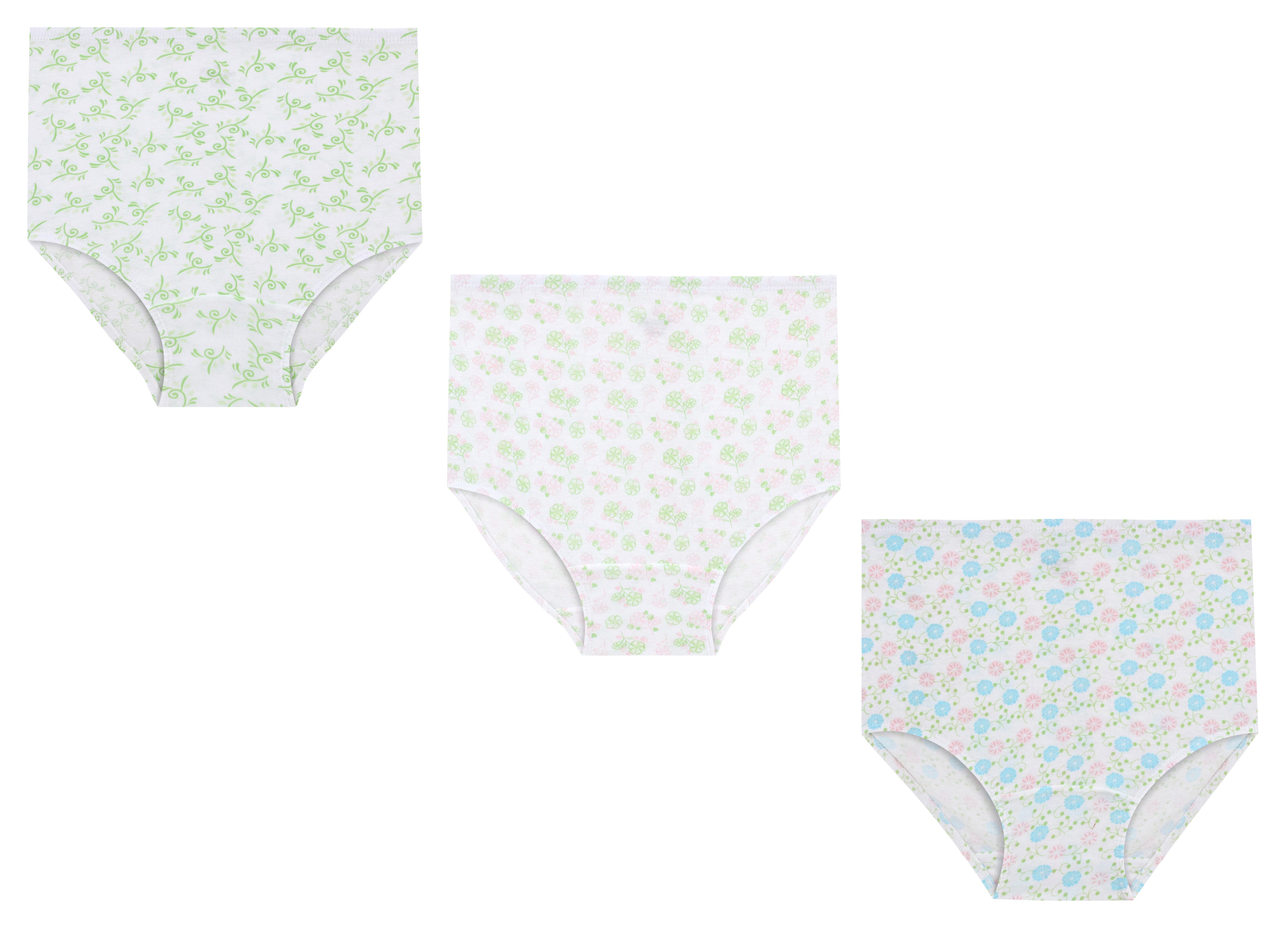 High-Waist Maxi Briefs for Women (Printed)