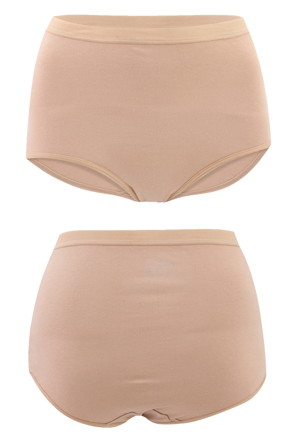 High-Waist Maxi Briefs for Women (Essential Colors)
