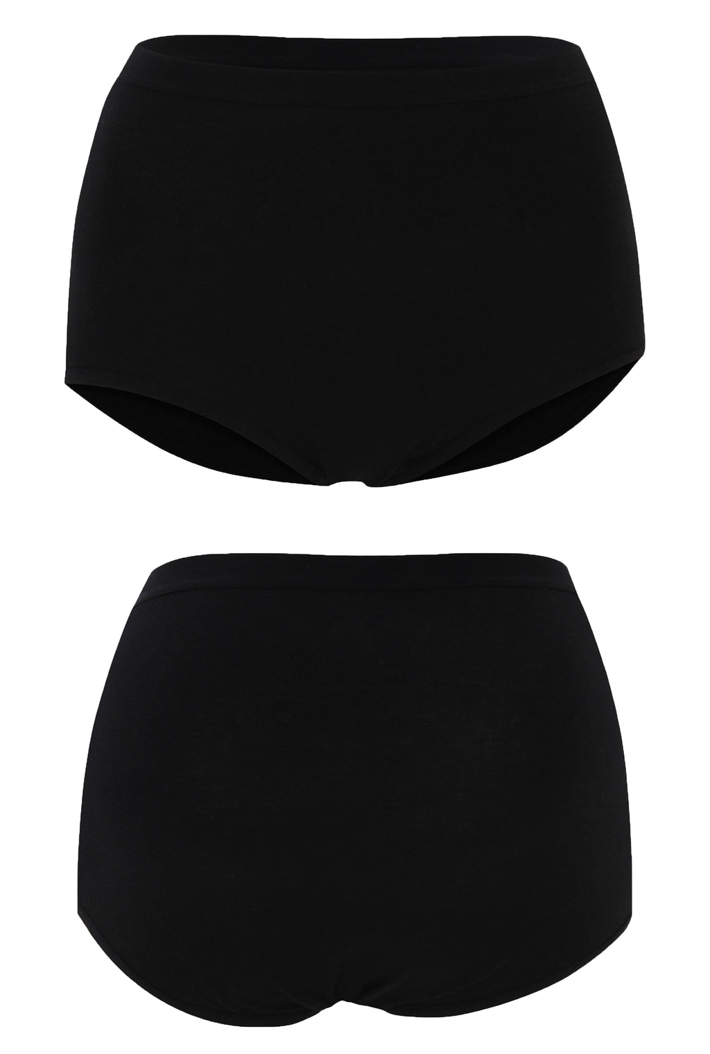 High-Waist Maxi Briefs for Women (Essential Colors)