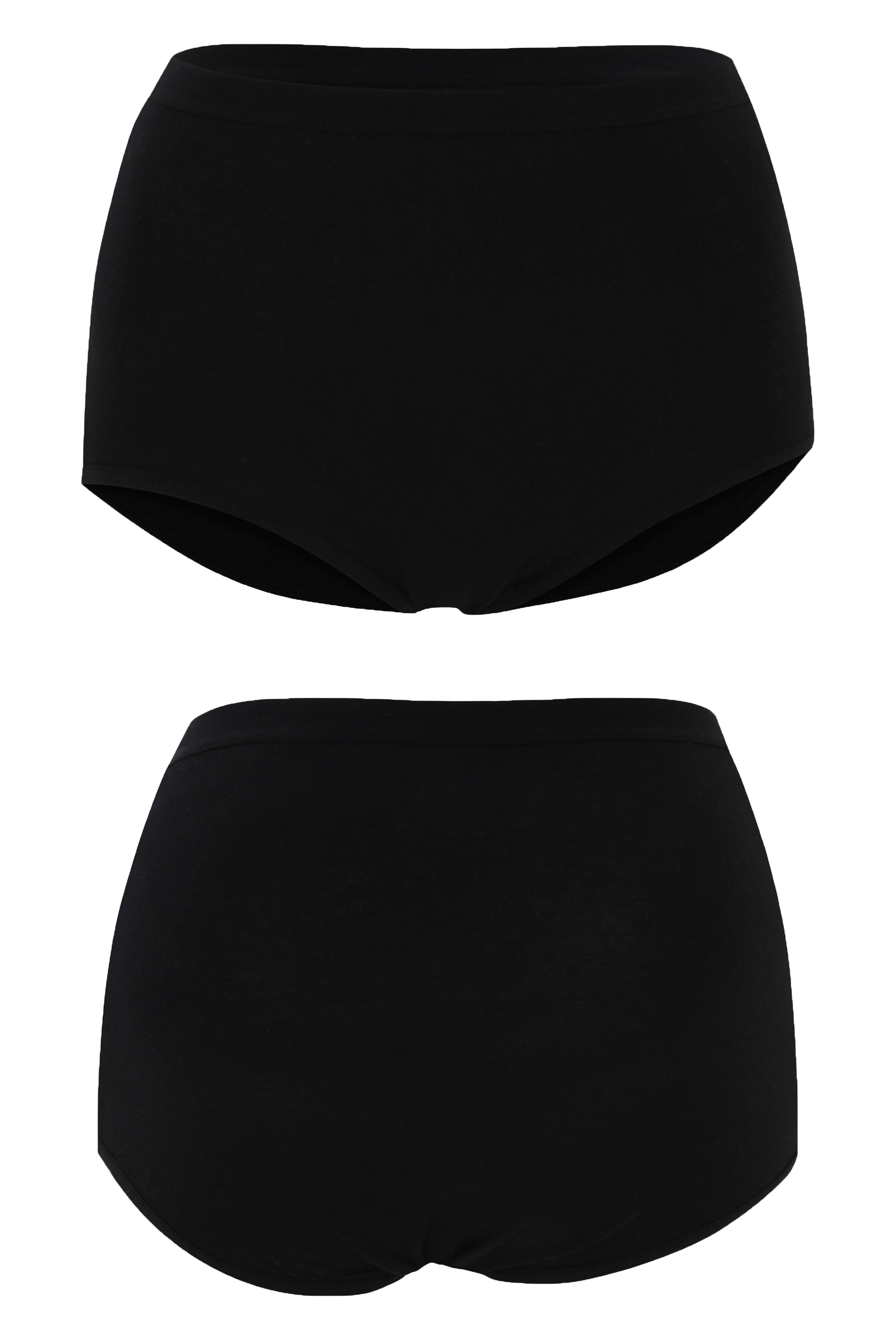 High-Waist Maxi Briefs for Women (Essential Colors)