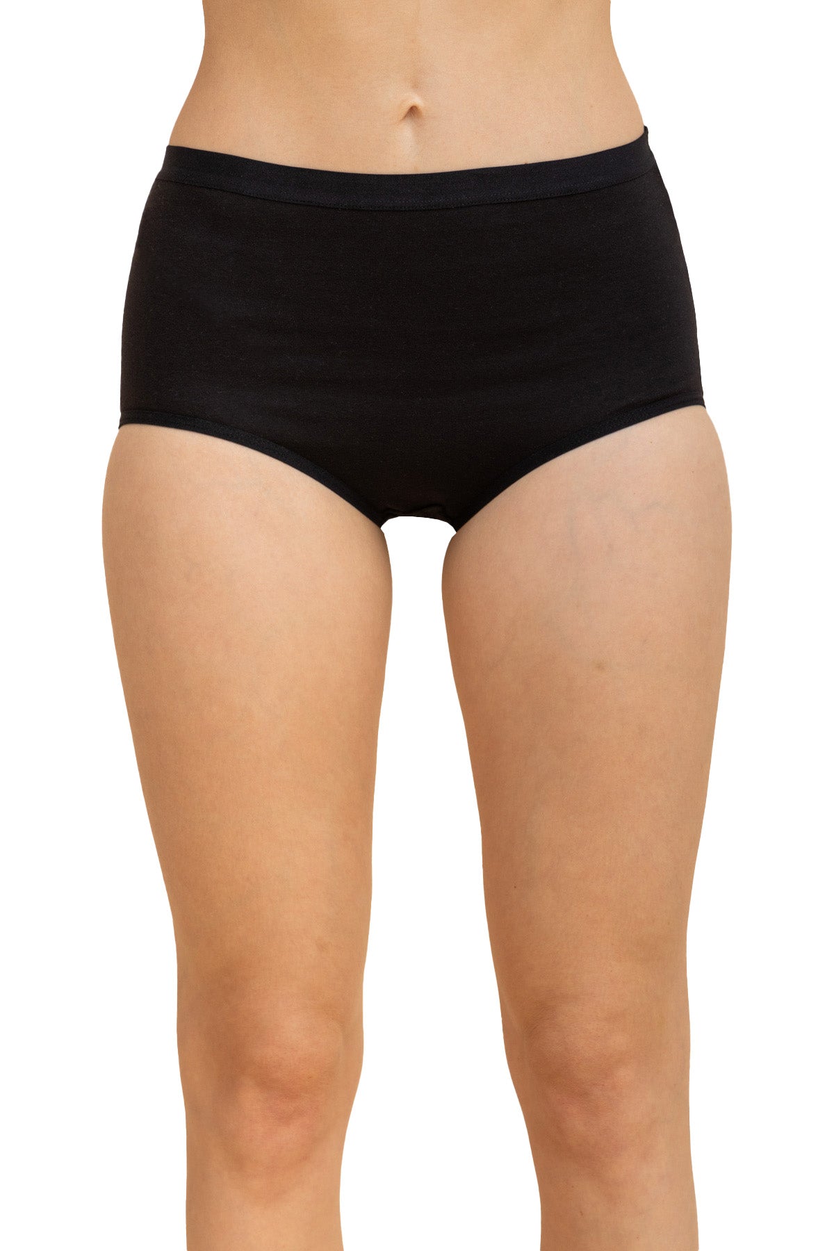 High-Waist Maxi Briefs for Women (Essential Colors)