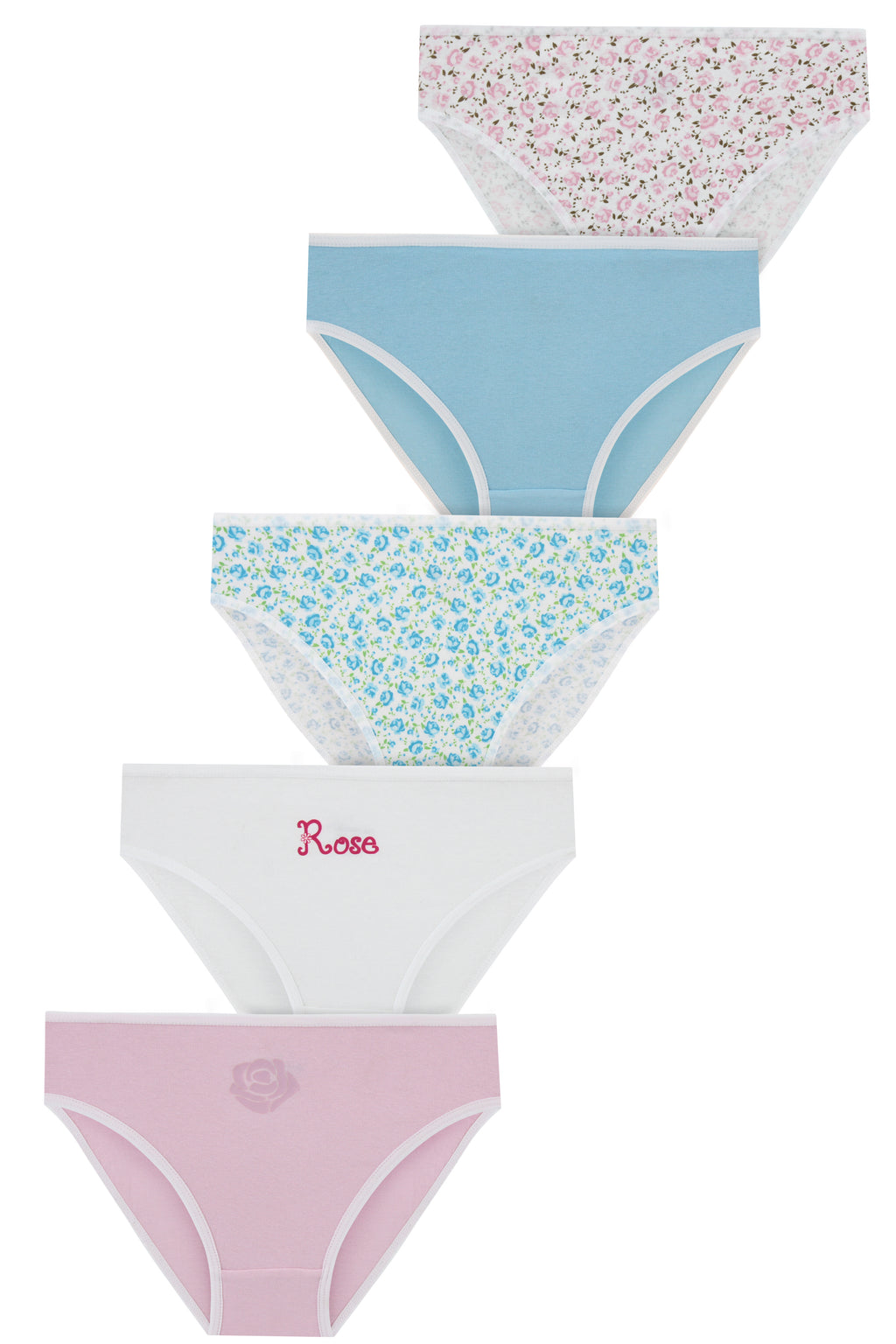 Bikini 5PP – Mid-Rise High-Leg – Women (Prints/Soft Colors)
