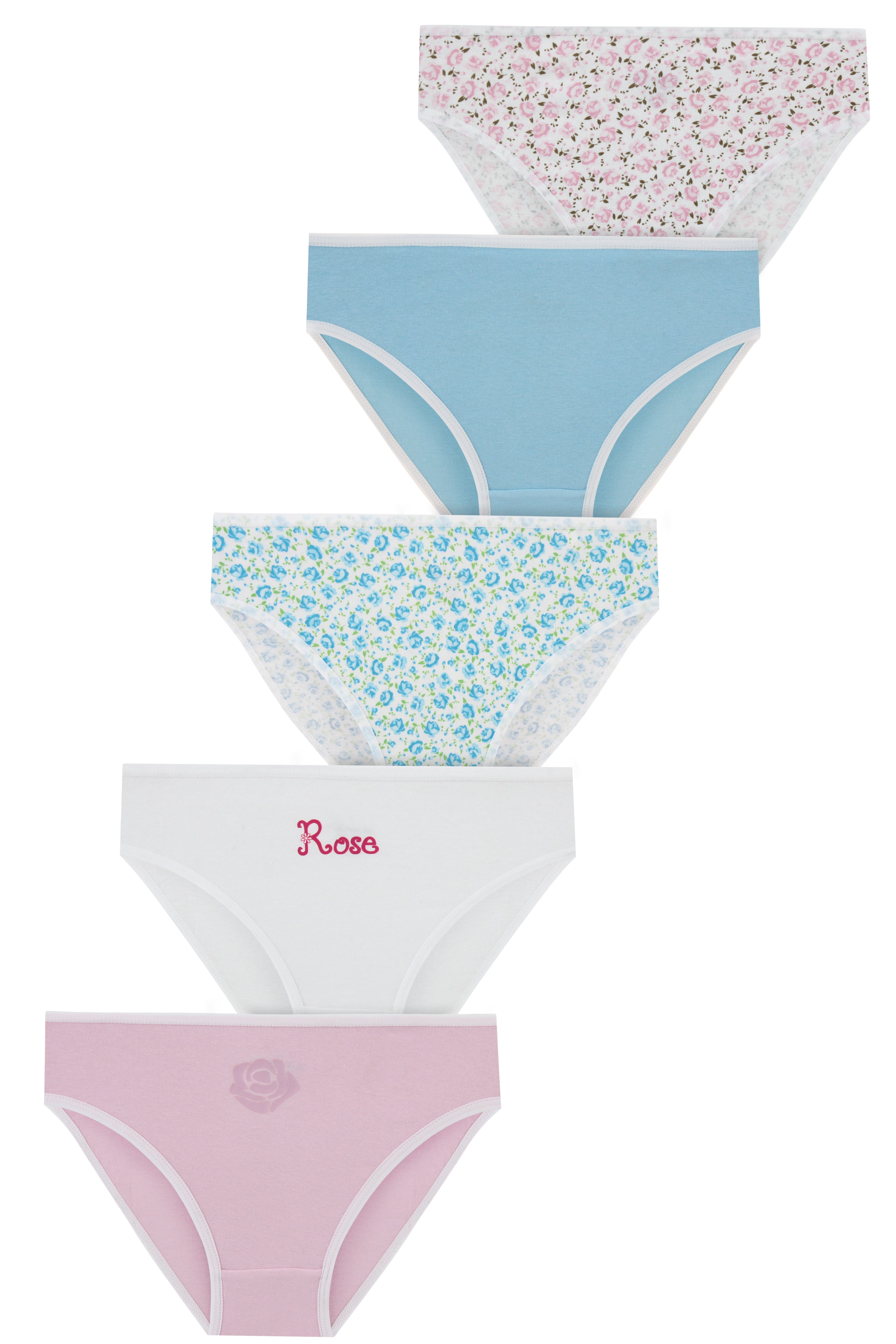 Bikini 5PP – Mid-Rise High-Leg – Women (Prints/Soft Colors)