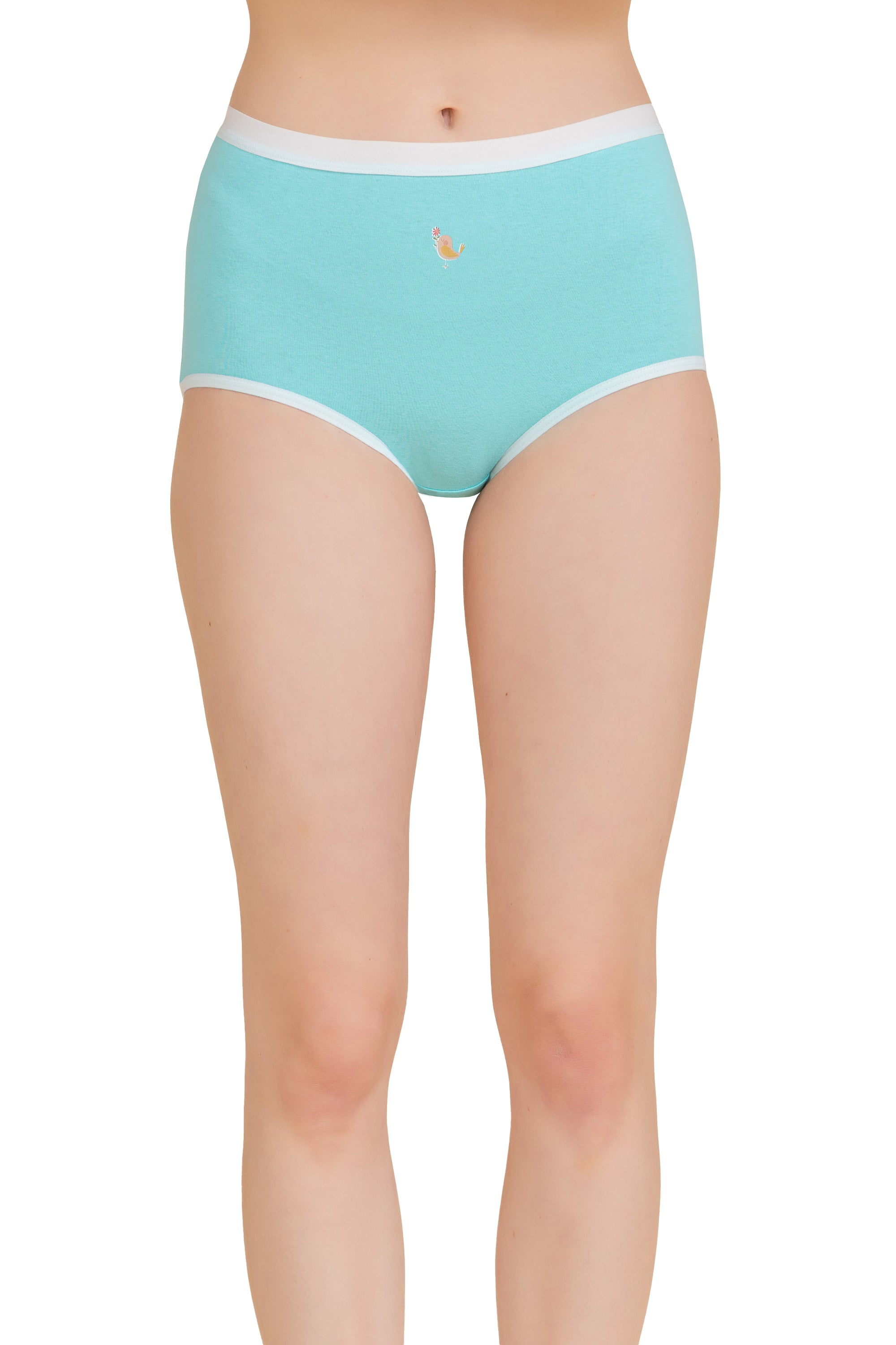 High-Waist Maxi Briefs 3PP for Women (Prints/Soft Colors)