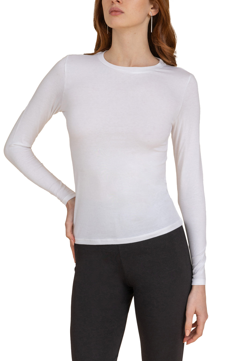 Long-Sleeve Cotton Top for Women