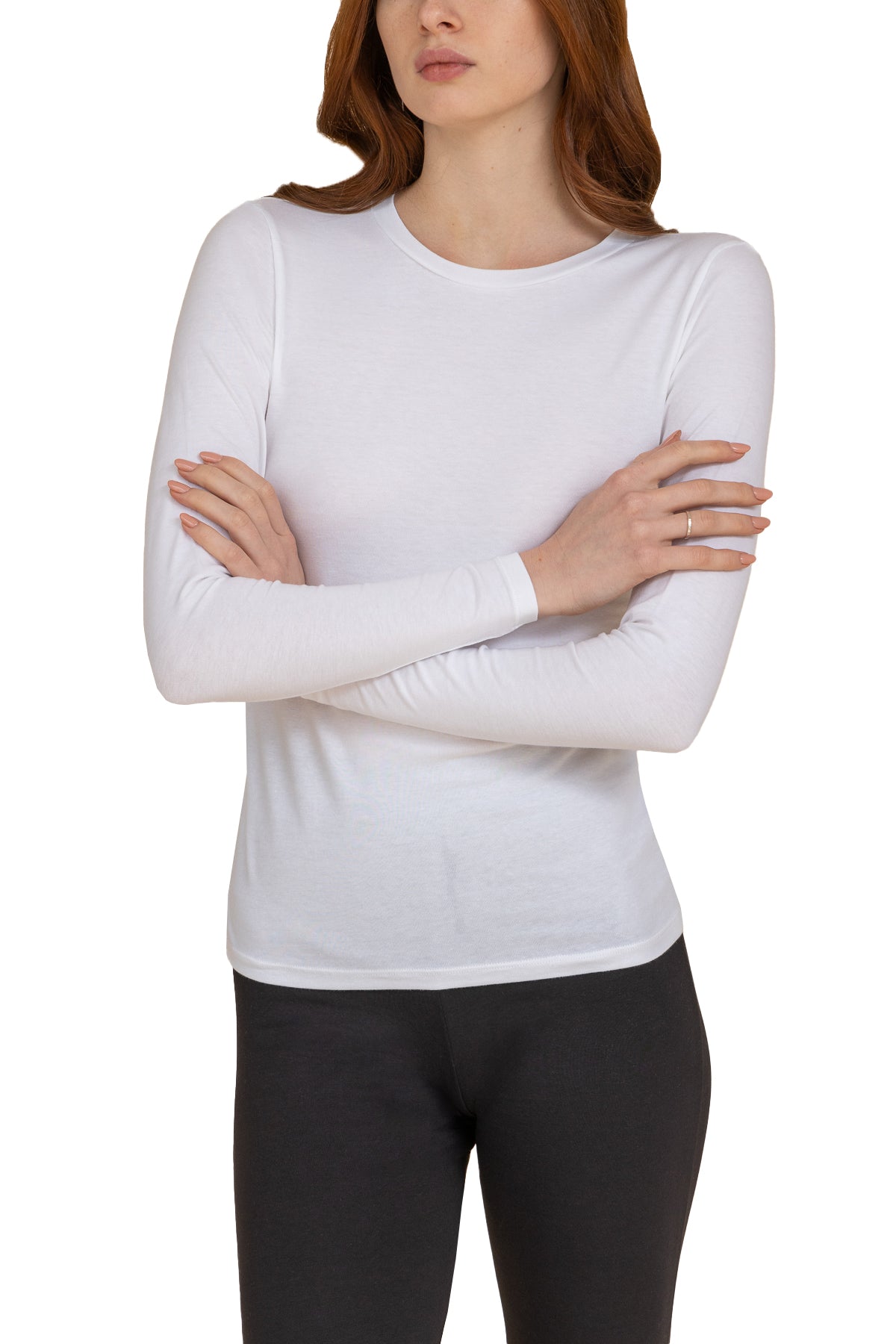 Long-Sleeve Cotton Top for Women