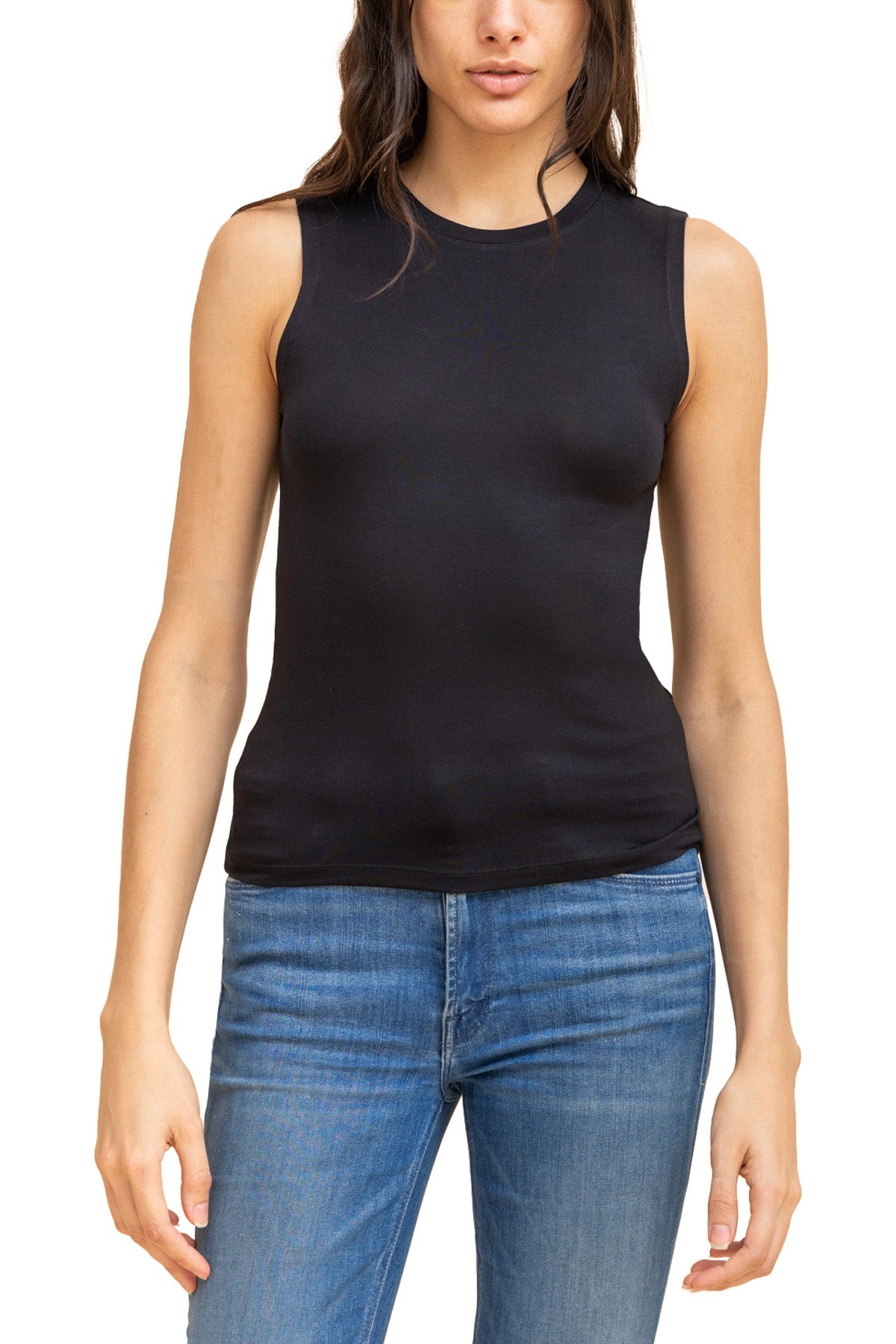 Sleeveless Viscose Top for Women
