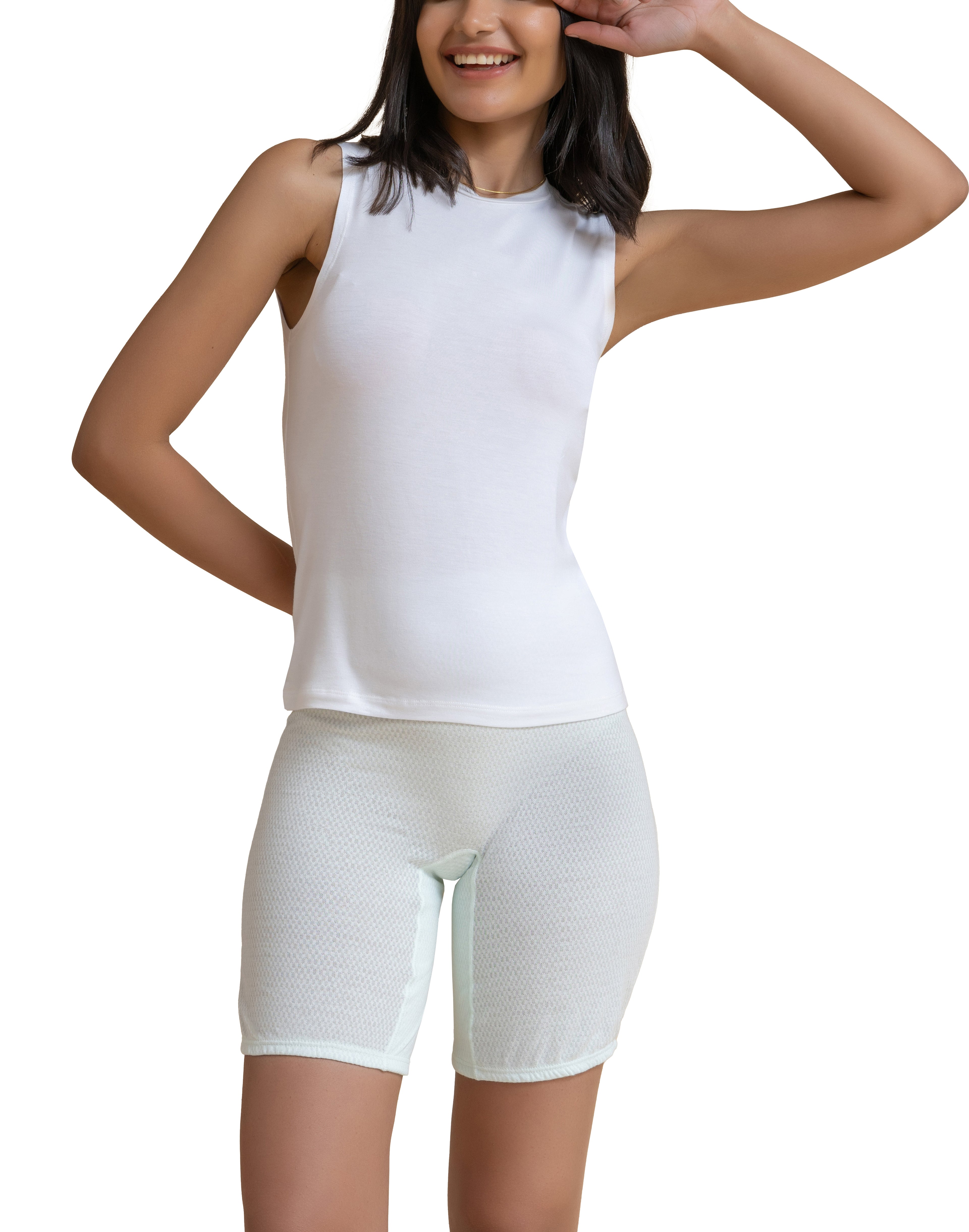 Undershorts – Honeycomb-Knit – for Women (Soft Colors)
