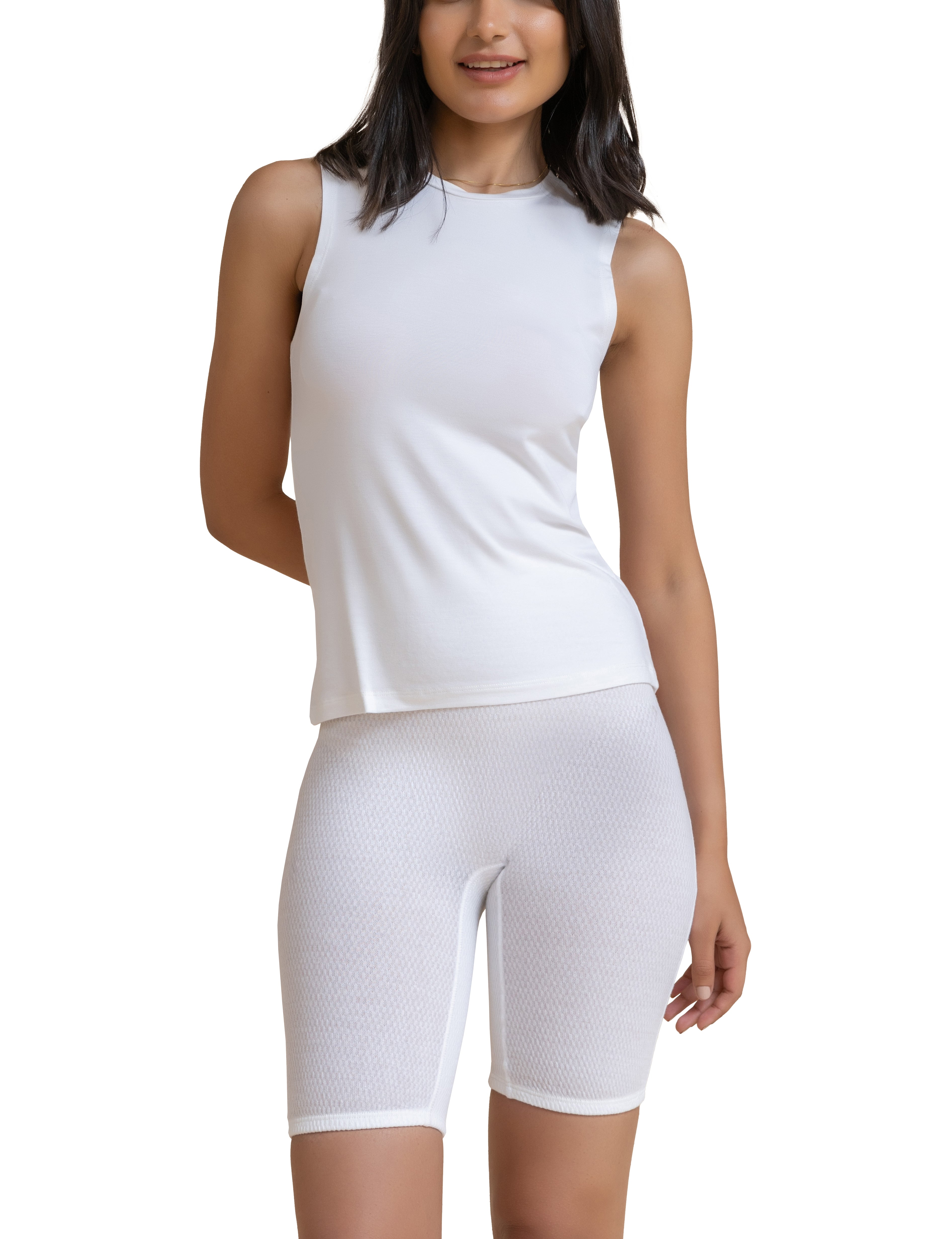 Undershorts – Honeycomb-Knit – for Women (Soft Colors)